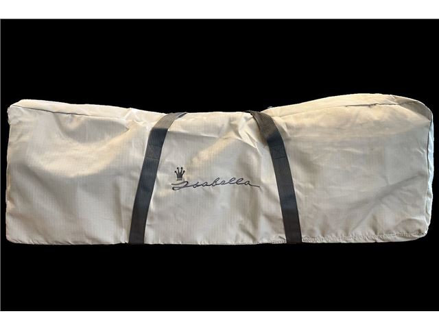 Isabella Telttaske med lynlås, Small: 110 x 35 x 30 cm