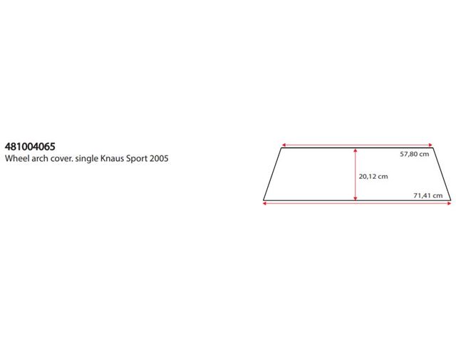 Hjulafdækning Enkelt Knaus Sport 2005