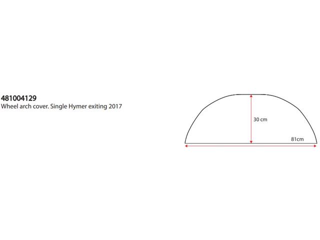 Hjulafdækning Enkelt Hymer exiting 2017