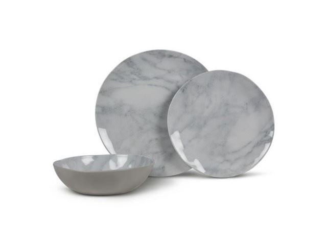 Kampa servicesæt 12 dele, Marble Artisan