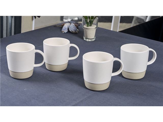 Isabella Bamboo Kaffekrus, 4 stk.