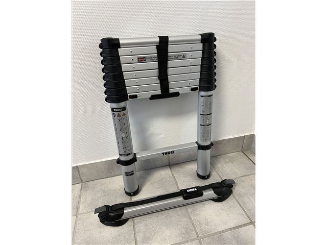 Teleskopstige 9 trin med magnetadapter og taske