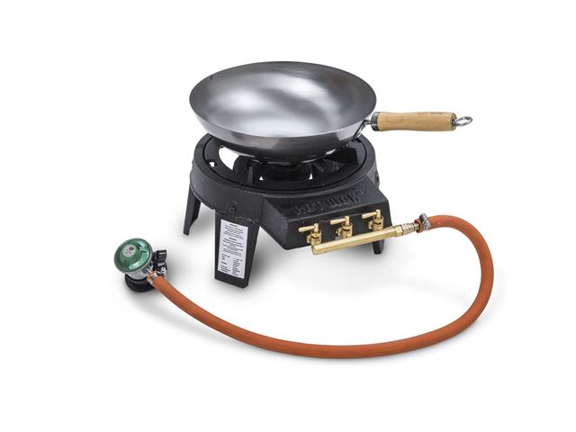 Hot Wok 7,0 kW med 30 cm wokpande inkl. regulator/slange
