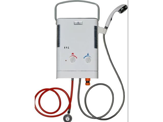 Gas vandvarmer 5 L, transportable