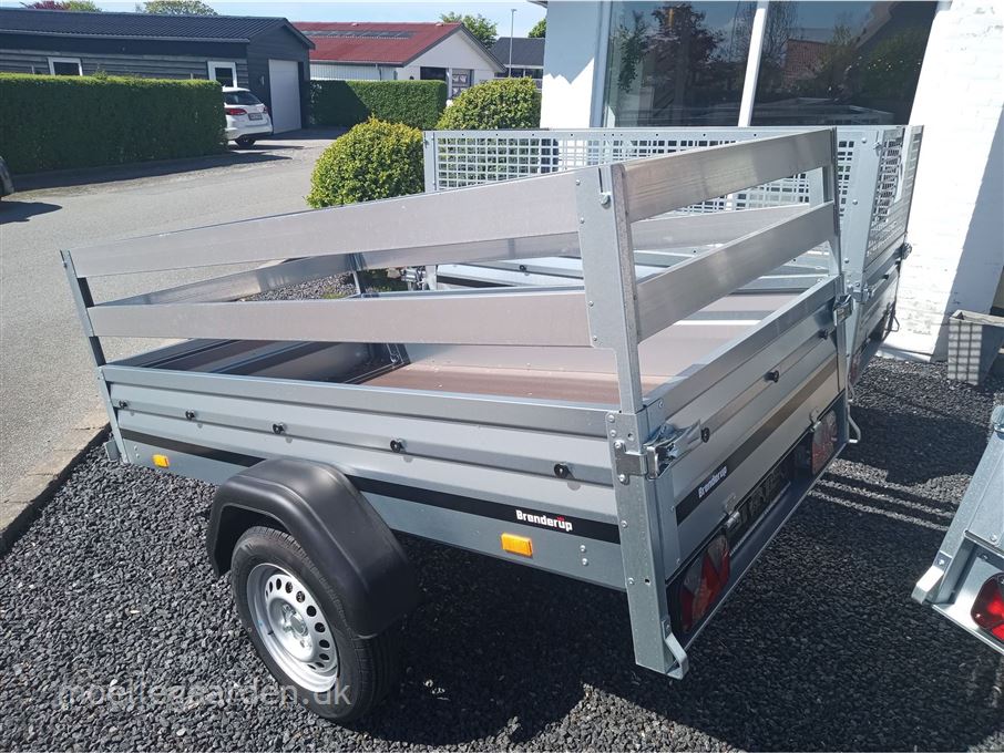 Brenderup 1205 S inkl. ekstrasider 500 Kg.