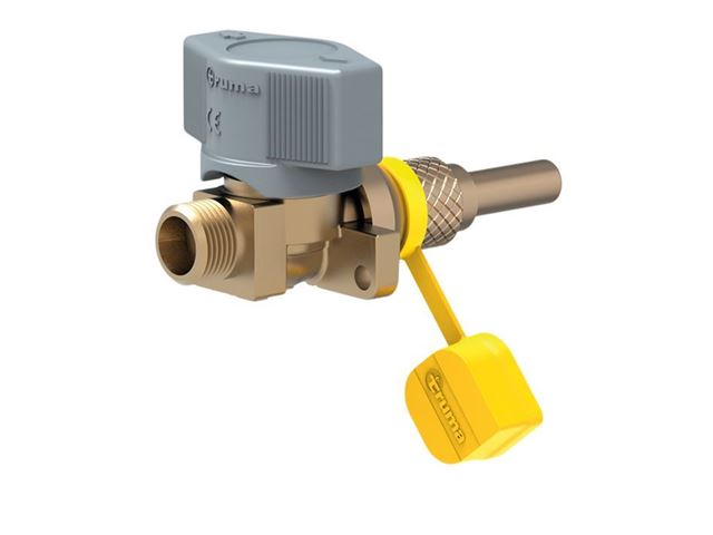 Gasudtags ventil Truma KV8-M. Til 8 mm. Gasrør.