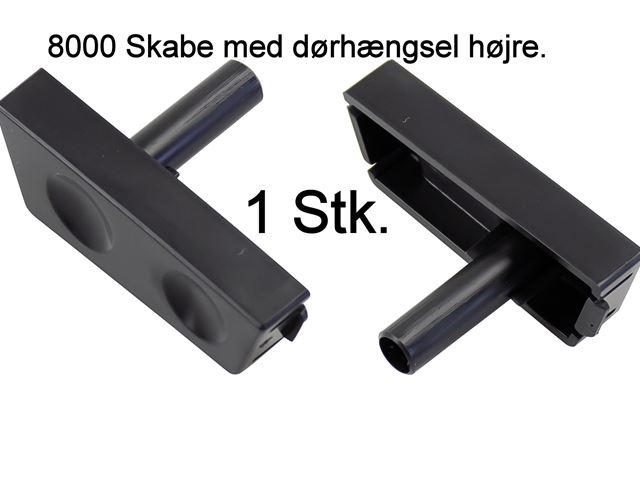 Dørlås knap til 8000 Skabe med dørhængsel højre.