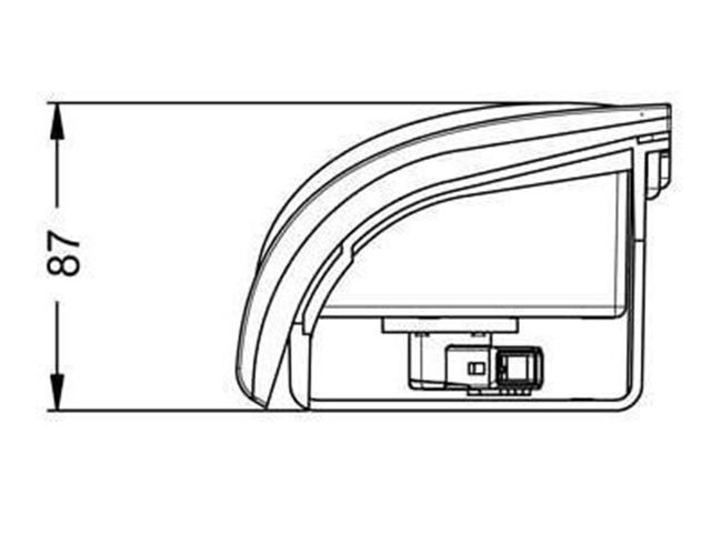 Blinklygte Jokon H. & V. Mål 100x123 mm.