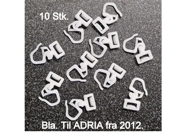 Gardinglider til Adria fra 2012. 10 stk.