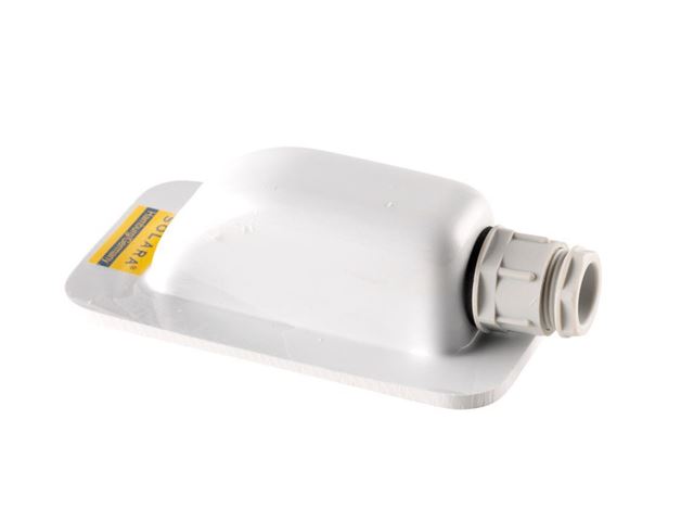Kabelgennemføring 1 kabel. SOLARA ABS plast UV. Stabil. 