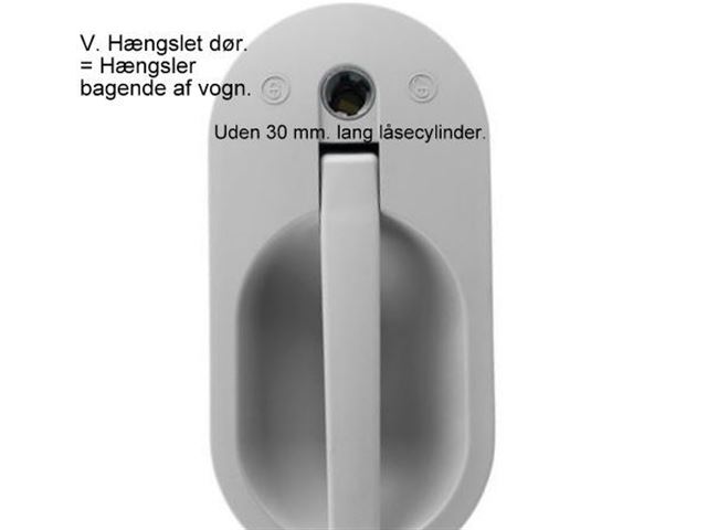 Dørlås Adria Adiva og Bürstner Udv. Del V.