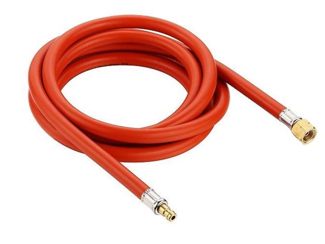 Gasslange 5 M. Med 1/4" V. Gevind og quick-kobling