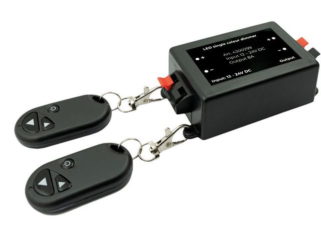Lysdæmper fjernbetjening til LED 12-24 V.