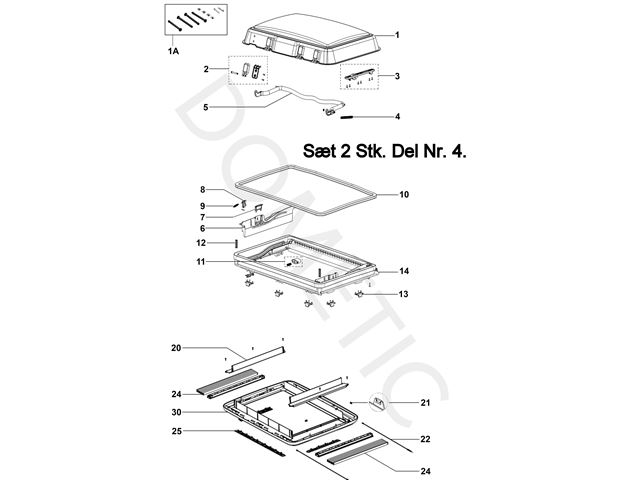 Midi Heki tagluge fjeder sæt. 