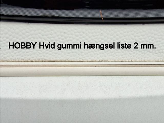 HOBBY Gaskasseklap hængsels liste 2 m. 