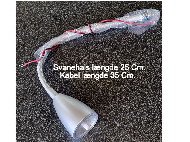 Adria LED Spot med svanehals. 