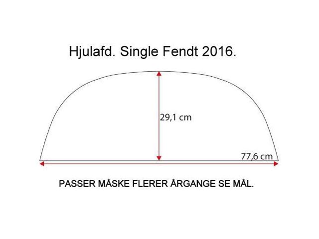 Hjulafdækning Enk. Fendt 2016