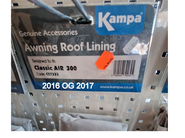 Kampa Termoloft Classic Air 300 År. 2016 / 2017.