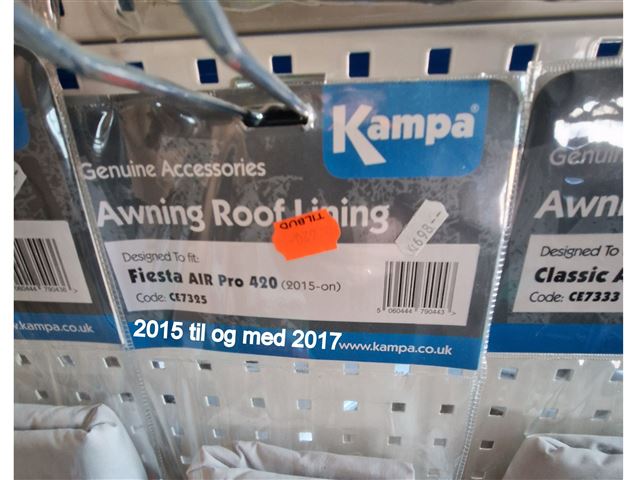 Kampa Termoloft Fiesta Air 420 År. 2015 / 2017. 