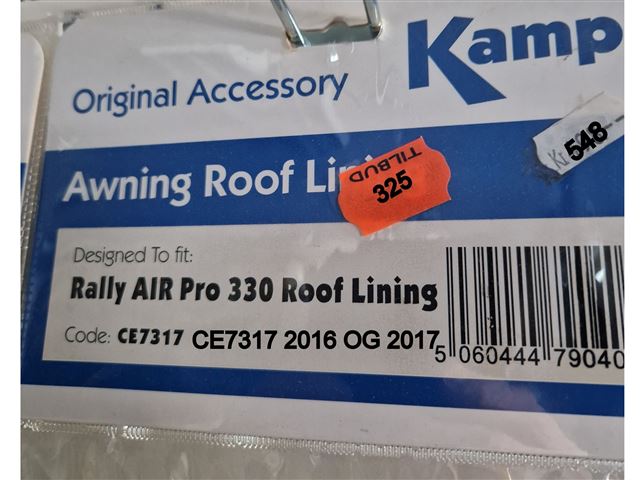 Kampa Termoloft Rally Air Pro 330 År. 2016 / 2017.