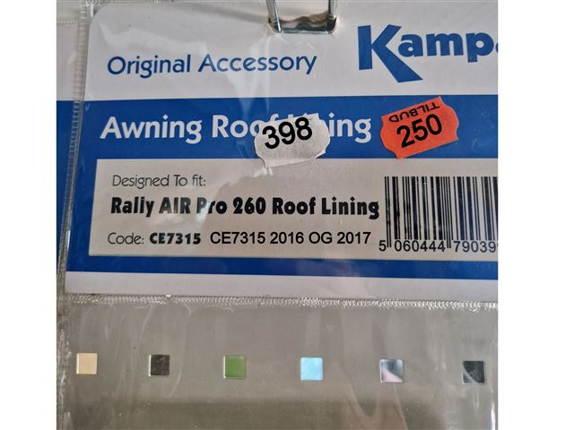 Kampa Termoloft Rally Air Pro 260 År. 2016 / 2017.