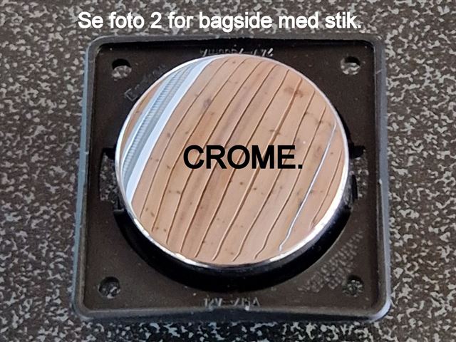  2 Klik Afbryder CROME Knaus Grp. 1 Stk.