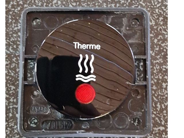   Afbryder Truma Therma Sort Blank LMC 2014/2016 1 Stk.