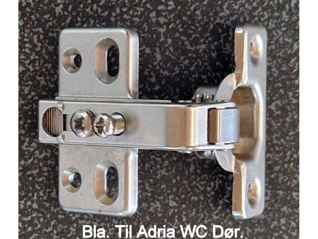 Skabshængsel ADRIA til WC dør og låger 1 Stk.
