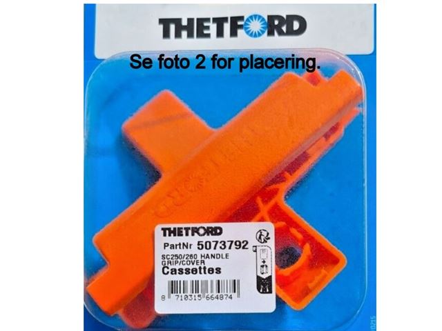 Thetford håndtag til bundtank C250/C260. Orange 