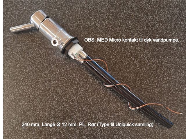 Blandingsbatteri Ø 33 mm. Til brus på ADRIA AUTOCAMPER.