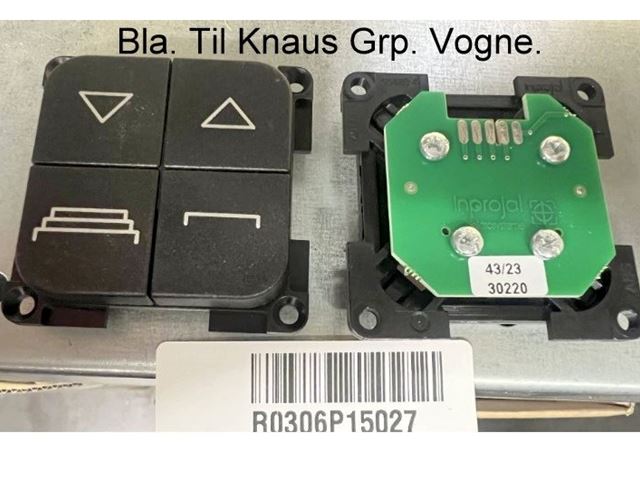  12 V. Kontakt til El. Trin Bla. Til Knaus Grp. Vogne. 1 Stk. 
