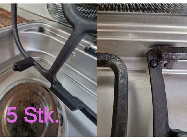 Dometic / Smew gummi føder til kogebord 5 Stk. 