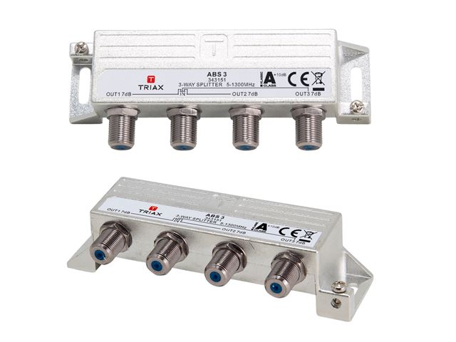 Fordeler Triax 3-Way. Connector Type F-Hun 1 Stk. 