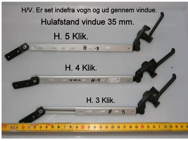 Vindues udskyder Adria 250 mm. H.