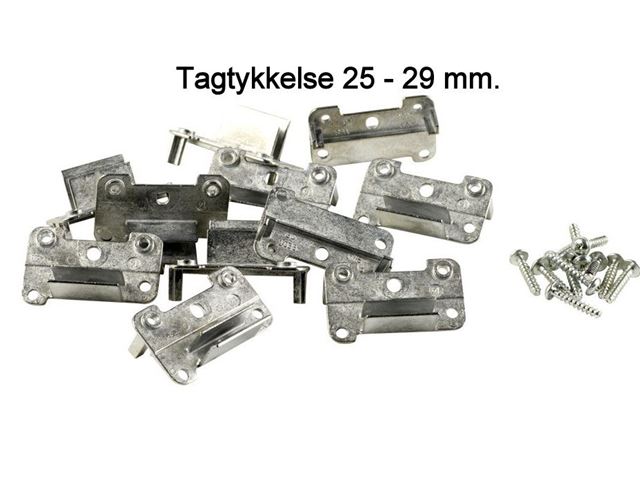 Midi Heki montage sæt tagtykkelse 25-29 mm.  
