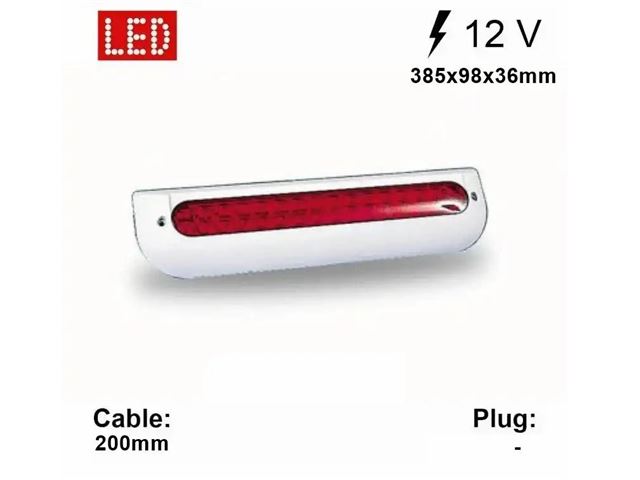 Stoplygte Jokon LED. Mål 98 x 385 mm. Bla. Til Knaus og