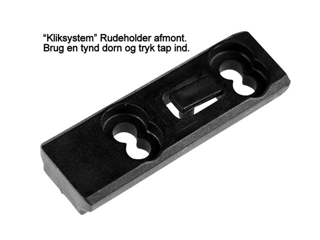 Vindues vrider "Klik system" Mont. uden skruger.