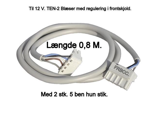 Truma 3002 / 5002 betjeningspanel kabel 0,8 m. Til 