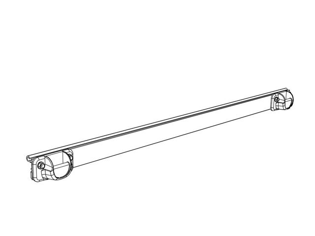 Thule skinne til mont. I vindues / samle skinne. B. 67 Cm. 