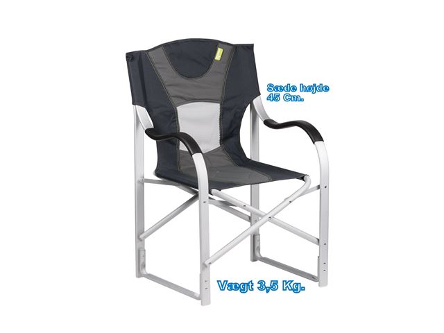 Instruktørstol "Kampa" Boss grå/Antracit. UDGÅET.
