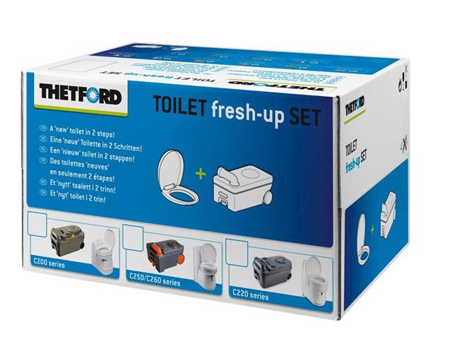 THETFORD Toiletkit til C250/C260/C263. H./V.