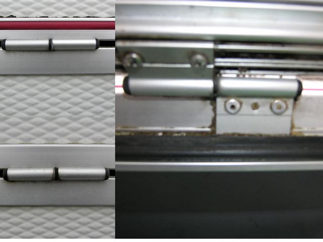 Gaskasse klap hængsel til LMC År. 97/2005. UDGÅET