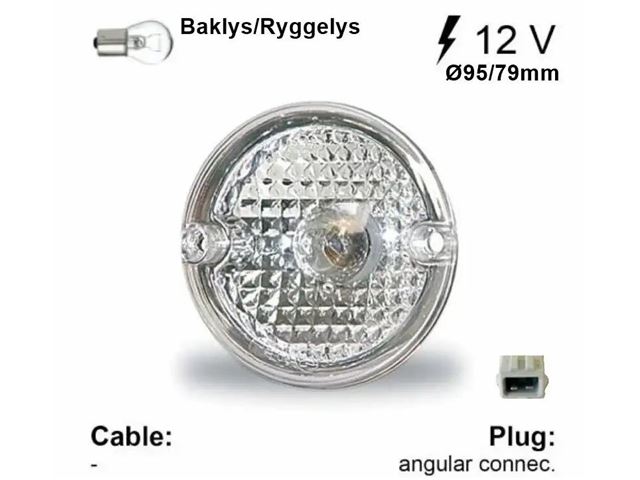 Baklygte Jokon Ø 95 mm. Bla. Cabby og Dethleffs.