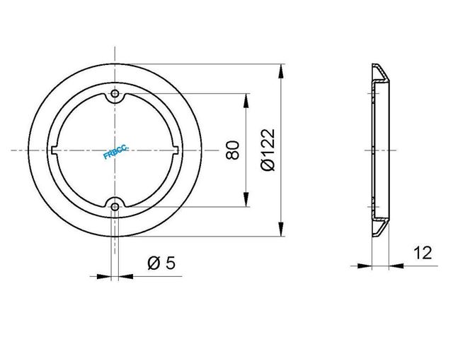 Jokon Krom ring Ø 95/122 mm. 