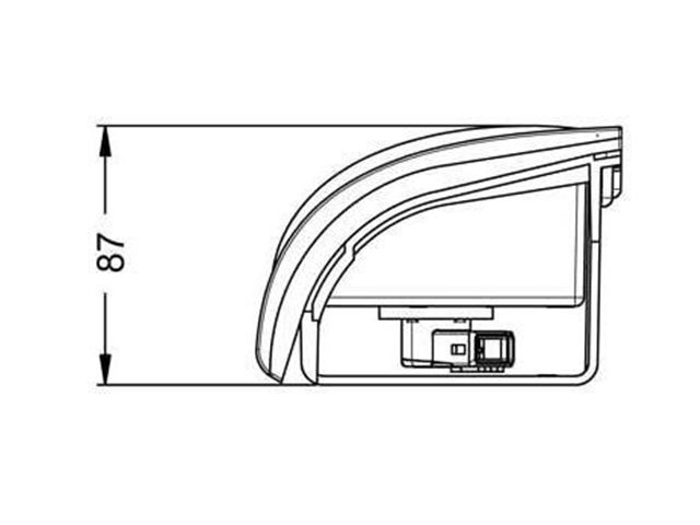 Baklygte Jokon H. & V. Mål 100x123 mm. 