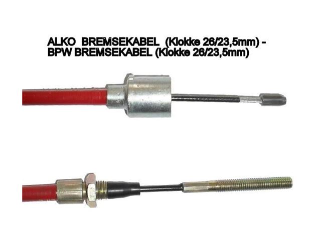 Bremsekabel AL-KO / BPW 1130/1330 mm. 