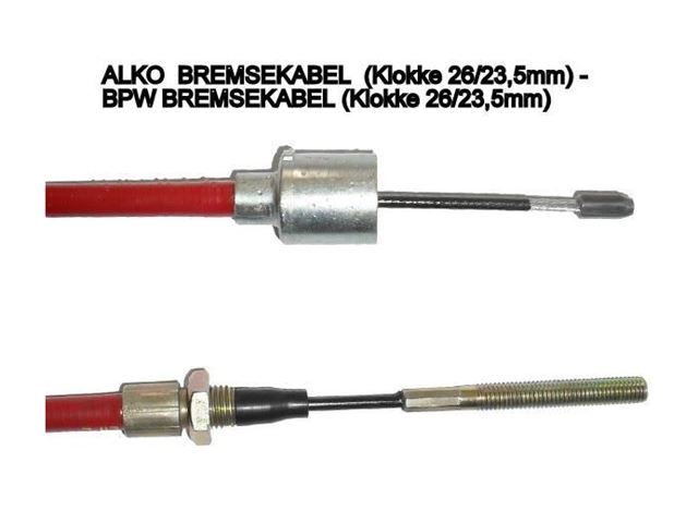 Bremsekabel AL-KO / BPW 1320/1530 mm. 