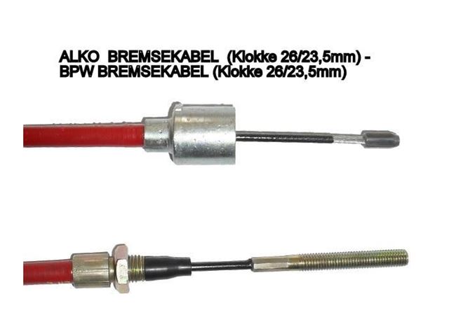 Bremsekabel AL-KO / BPW 1430/1630 mm. 