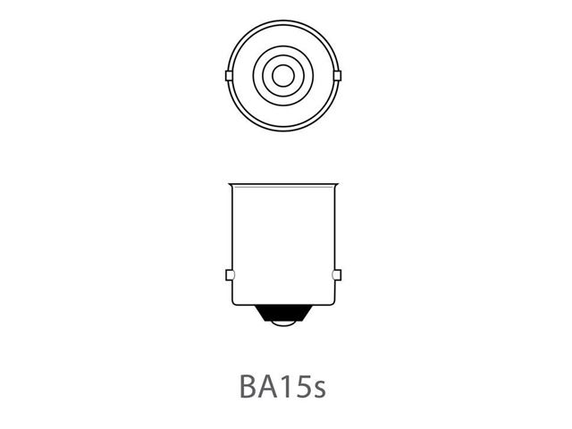 Baklygte Hella Ø 95 mm. Inkl. 21 W. Pærer. 