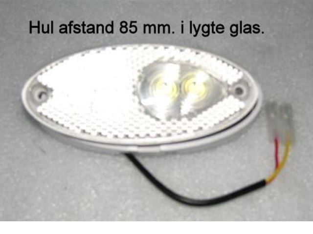 Frontlygte Hella LED. Mål. 45x101x12 mm. 